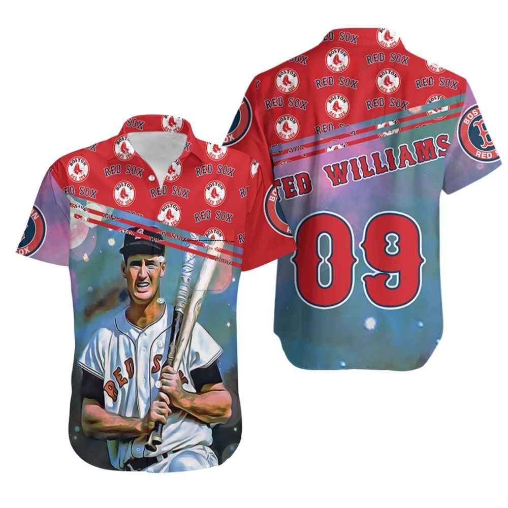 Ted Williams Boston Red Sox 09 Hawaii Shirt Ha71193