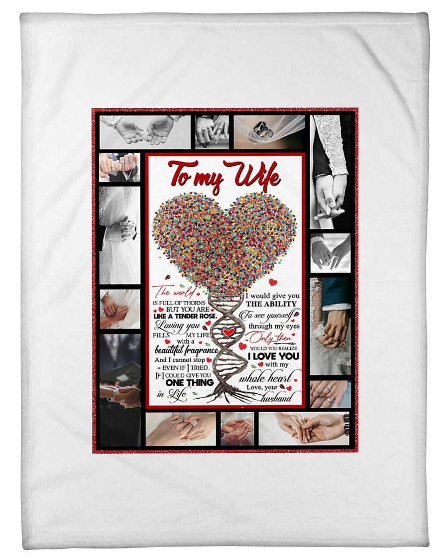 [Personalized Name] Dna Tree Love You The Most Fleece Blanket, Sherpa Blanket, Gift For Parent, Family Member, Friends Gift, Christmas Gift, Home Decor, Home Living