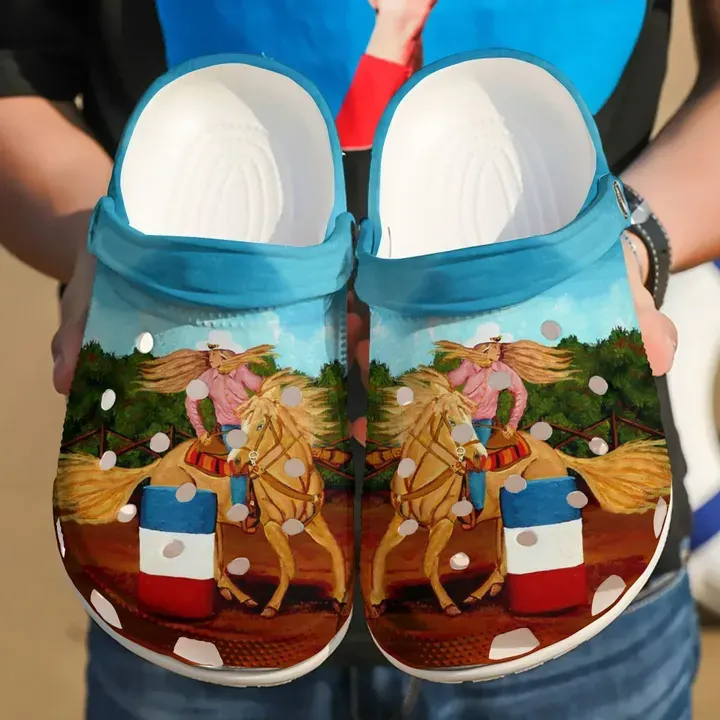 Barrel Racing Love Sku 89 Crocs Crocband Clog Comfortable For Mens Womens Classic Clog Water Shoes