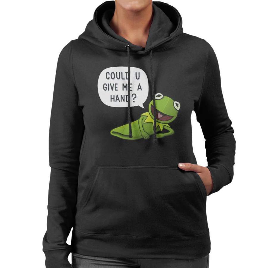 The Muppets Kermit The Frog Give Me A Hand Women’s Hooded Sweatshirt