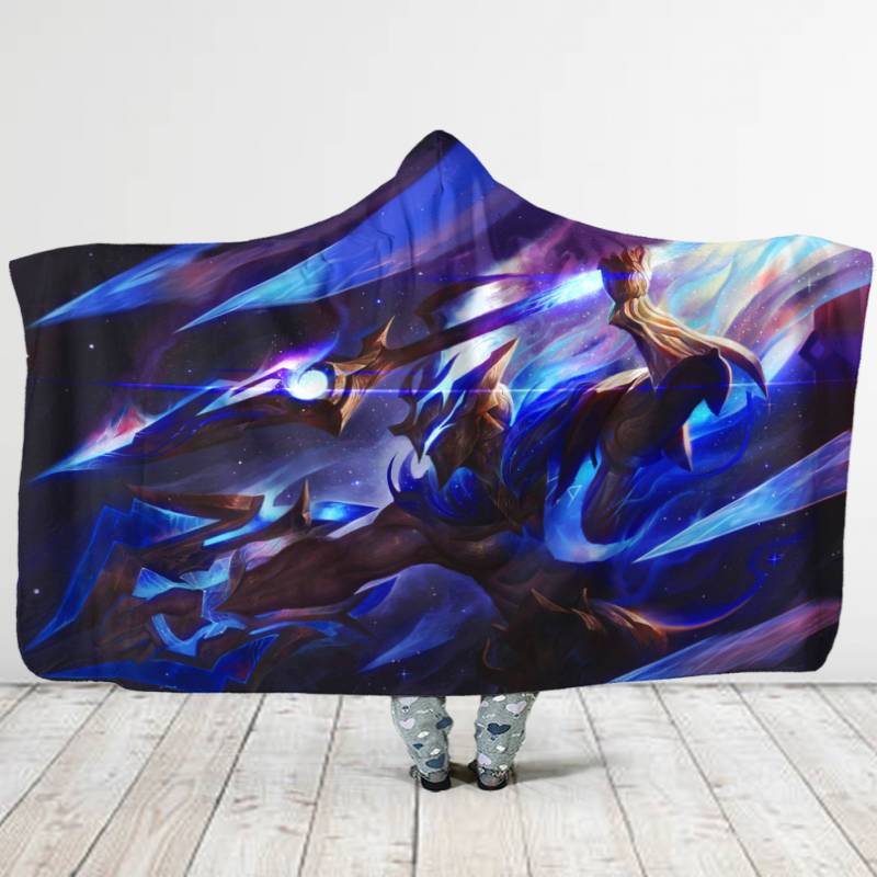 Cosmic Emperor Pantheon Hooded Blanket