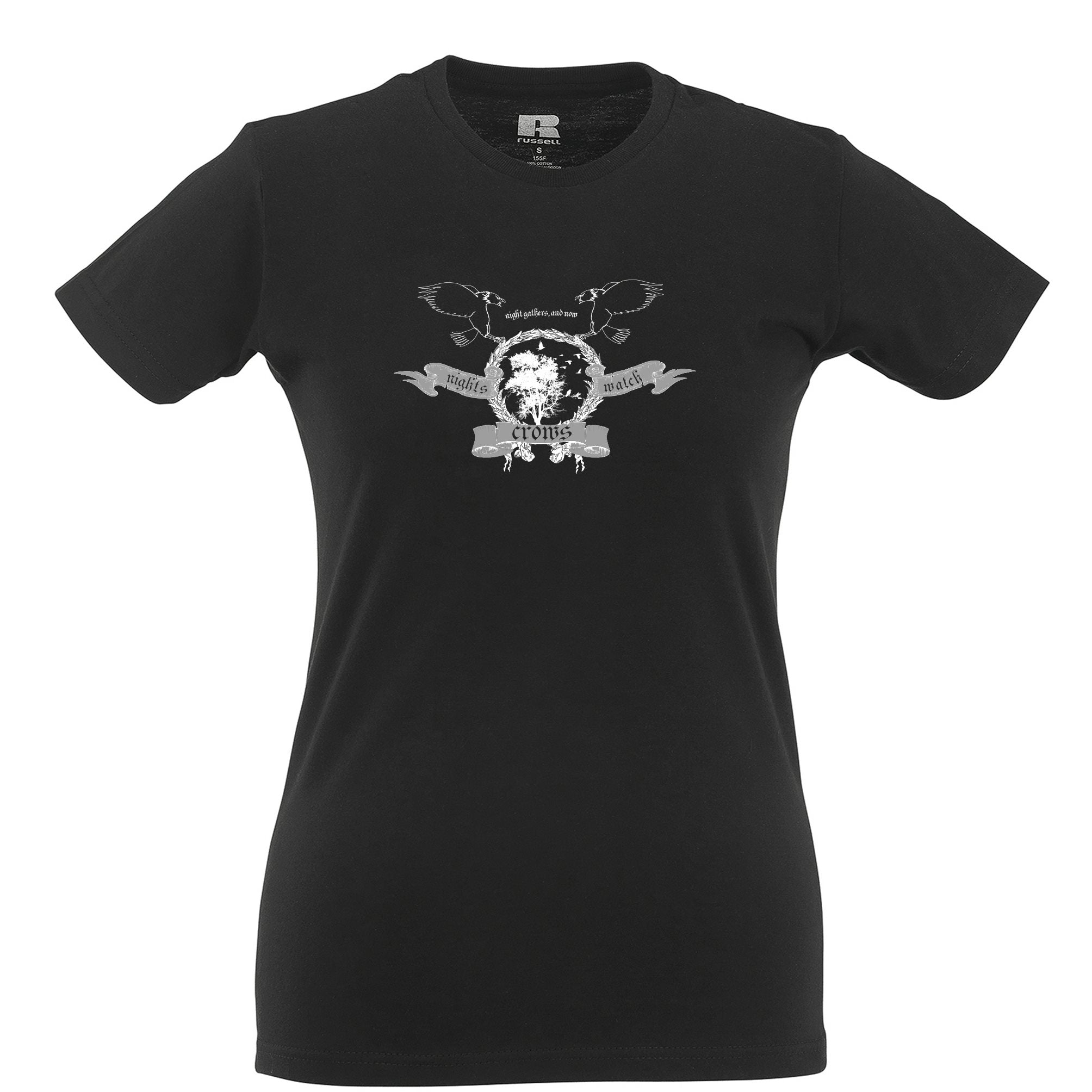 Tv Parody Womens T Shirt The Night’S Watch Crows Logo