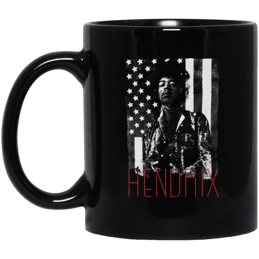 Jimi Hendrix t shirt BM11OZ 11 oz. Black Mug