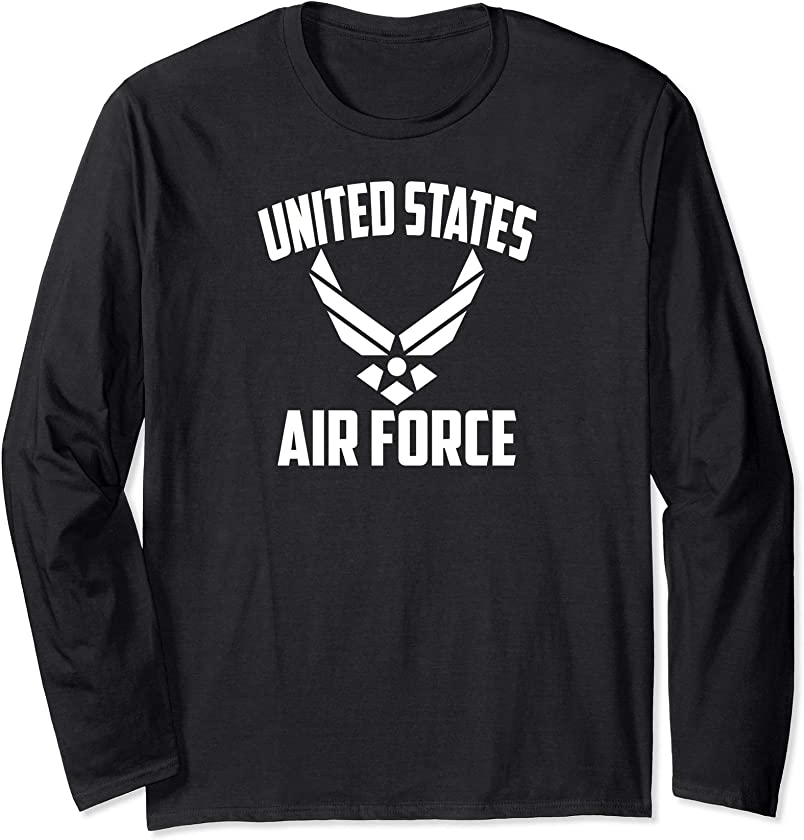 Armed Forces Gear Men’s Air Force Vintage Basic Long Sleeve T-Shirt