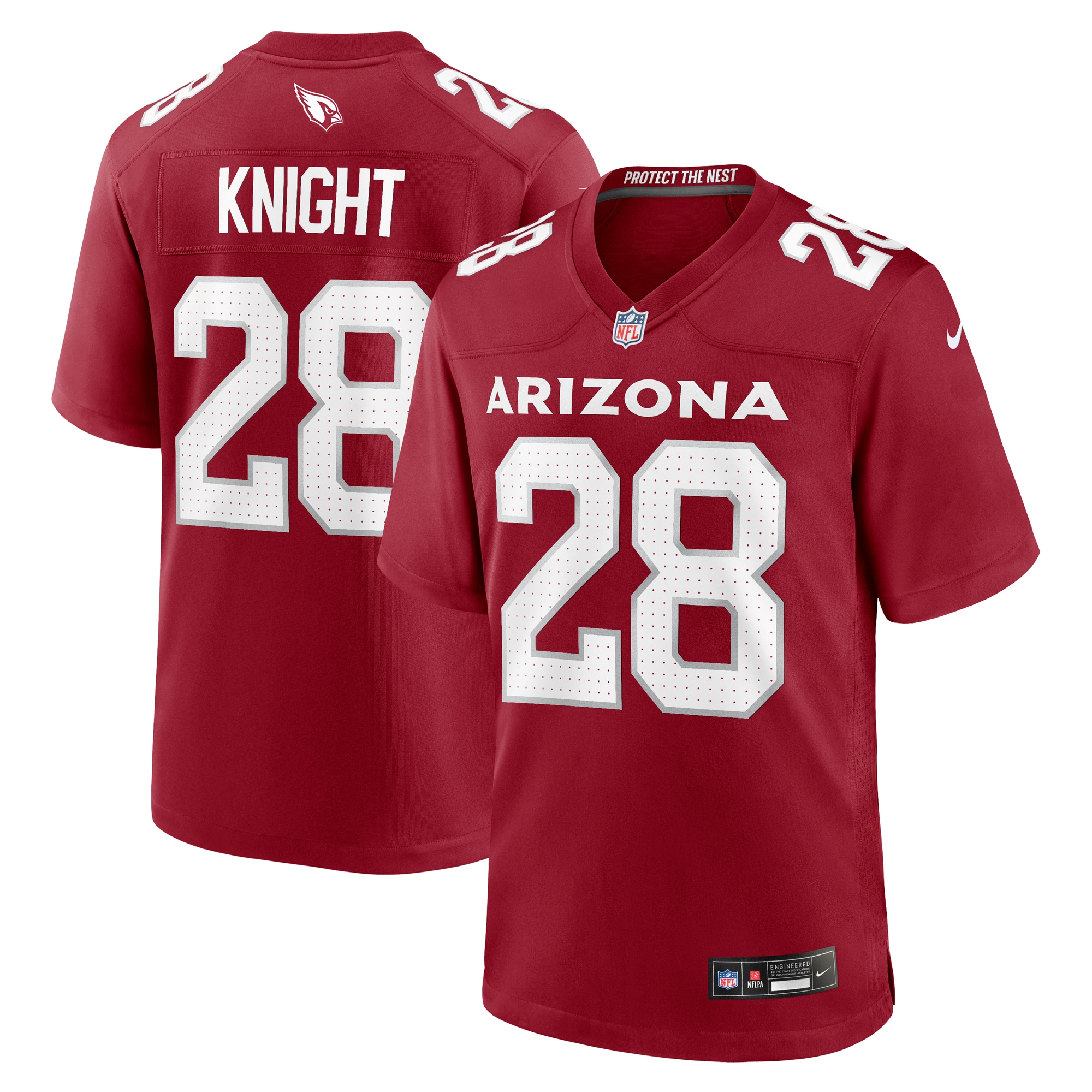 Qwuantrezz Knight Arizona Cardinals Game Jersey – Cardinal