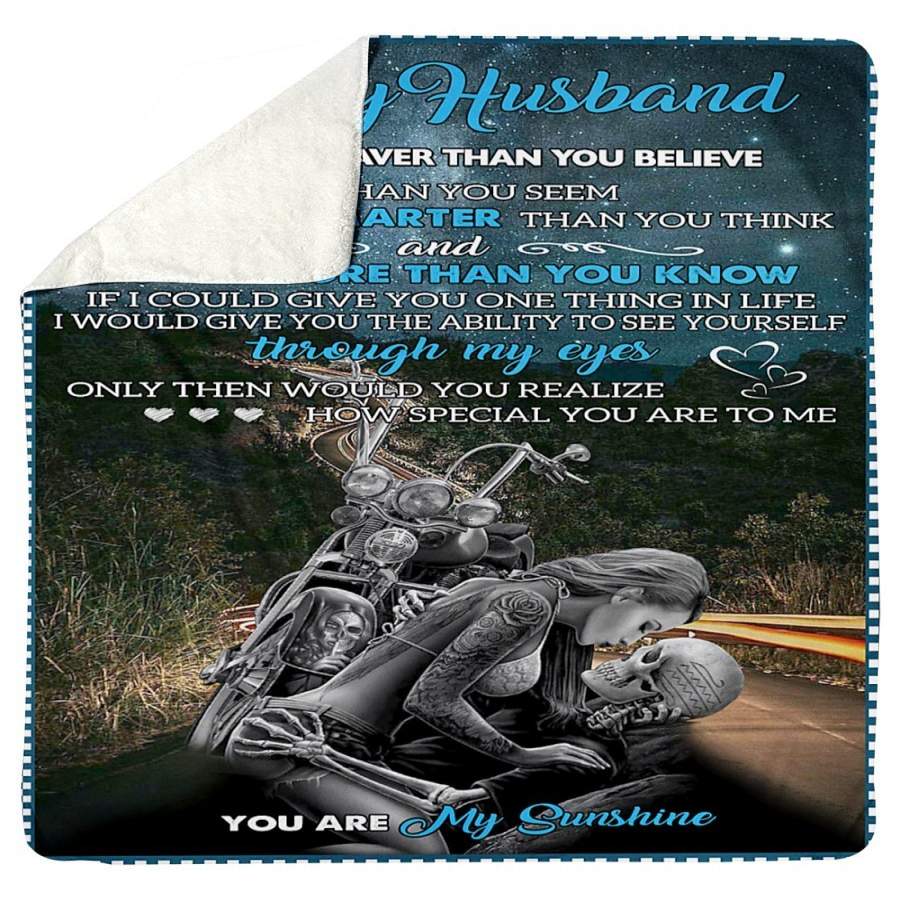 You Are Stronger Than You Think Wonderful Words From Wife To Husband Sherpa Blanket