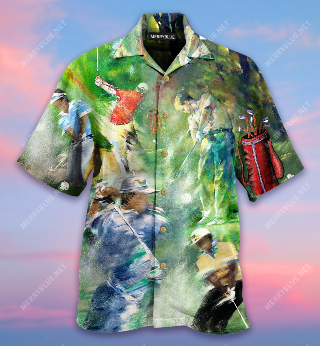 Born To Play Golf Unisex Hawaii Shirt Ha52021