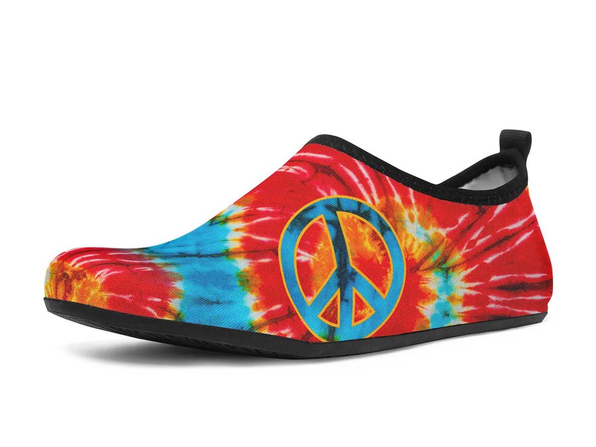 Red Tie Dye, Water Shoes, Beach Shoes, Swim Shoes, Men’S Shoes, Woman’S Shoes, Custom Printed, Abstractprint