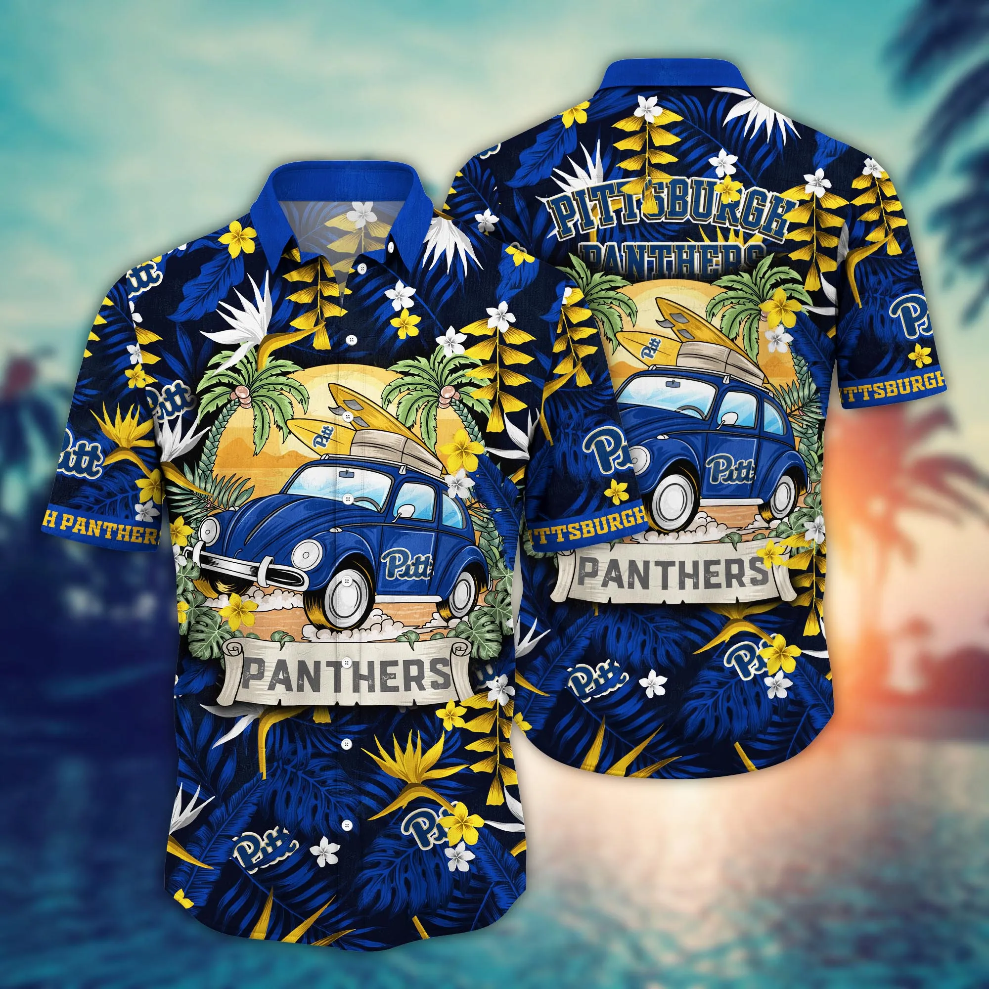 Pittsburgh Panthers NCCA Hawaiian Shirt Popsiclestime Aloha Shirt