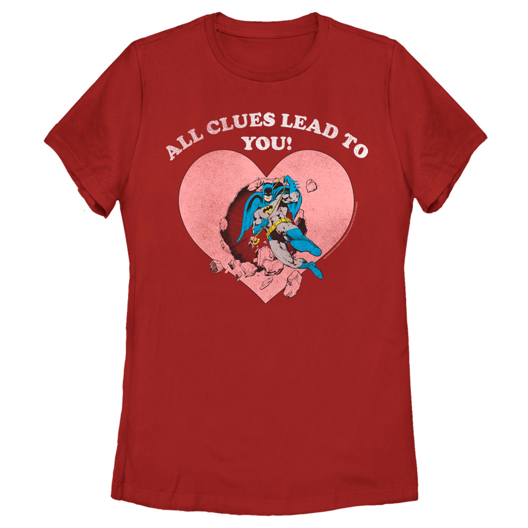 Women’S Batman Valentine’S Day All The Clues Lead To You T-Shirt