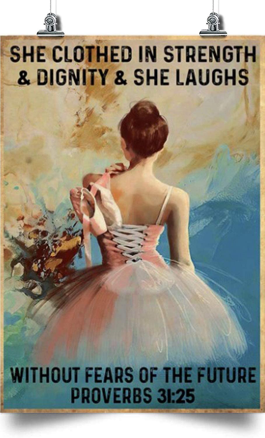 Ballet Vertical Poster-Without Fears Of The Future-Home Decoration Poster, Wall Poster, Home And Room Decoration, Gifts For Friends And Relatives, Souvenirs.