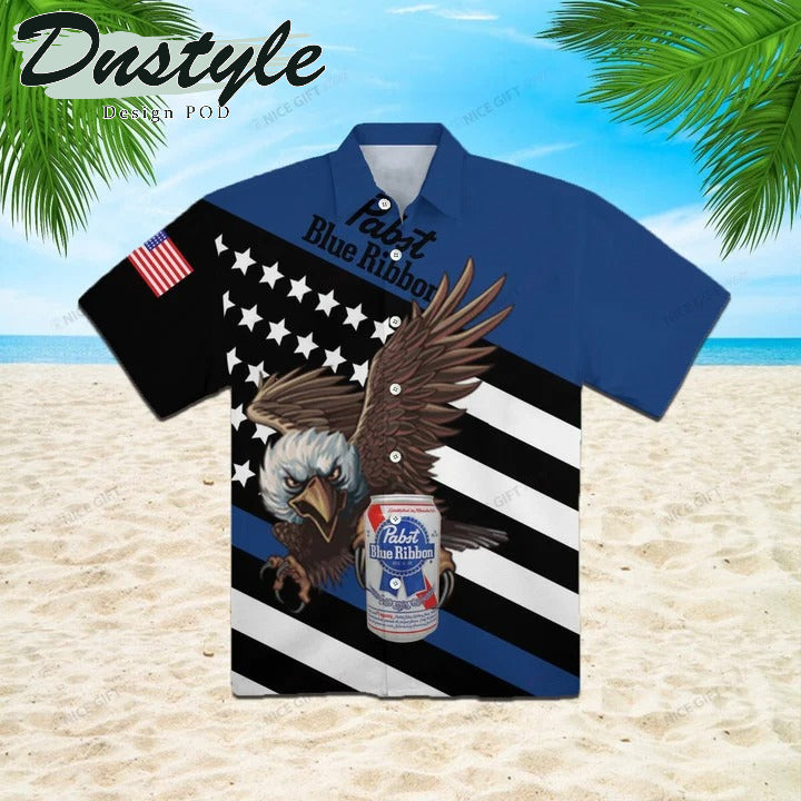 Pabst Blue Ribbon Eagle Hawaii Shirt Ha47538