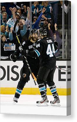 2 Los Angeles Kings V San Jose Sharks Thearon W Henderson Canvas Print