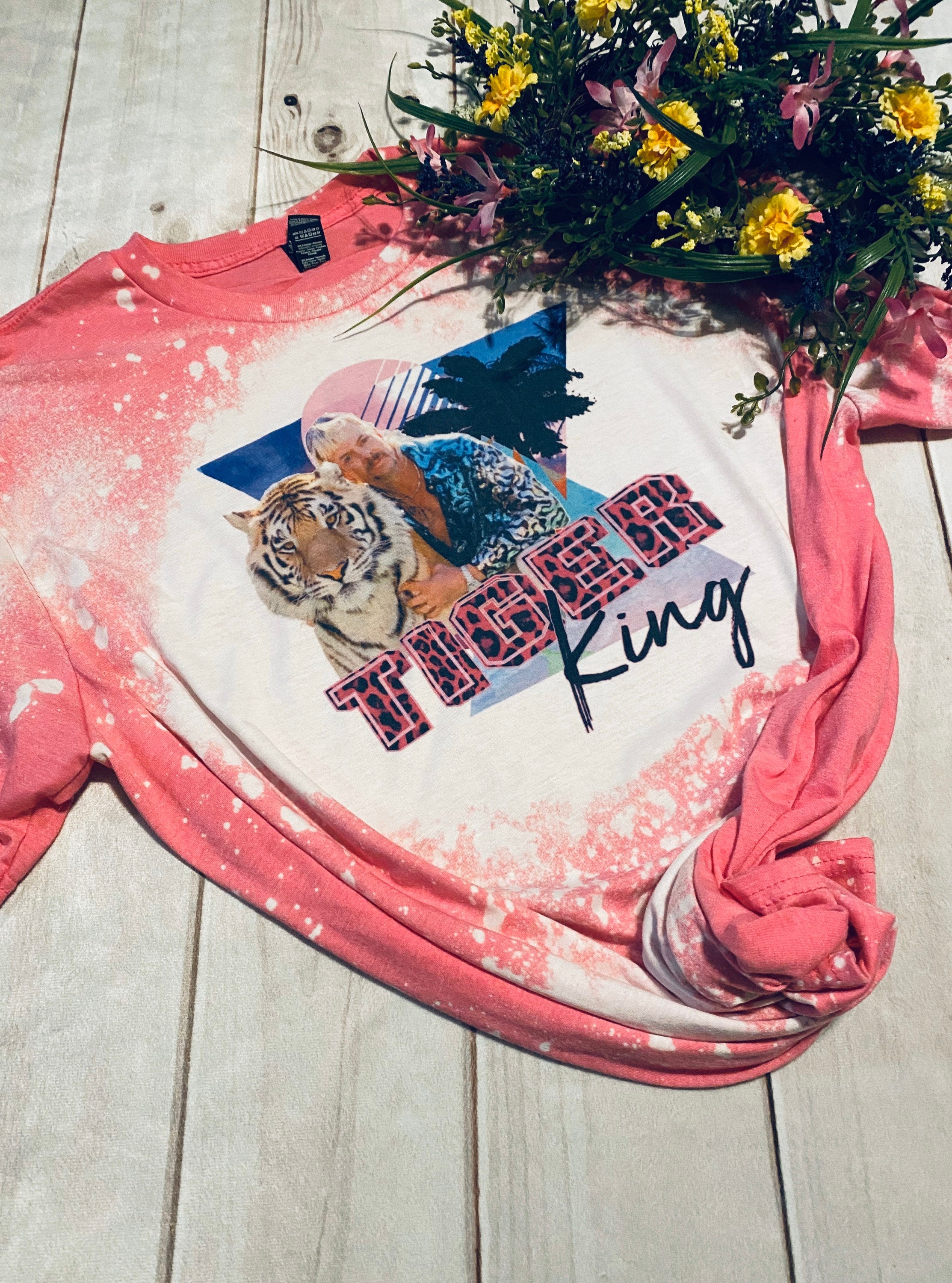 Tiger King Retro Bleached T-Shirt