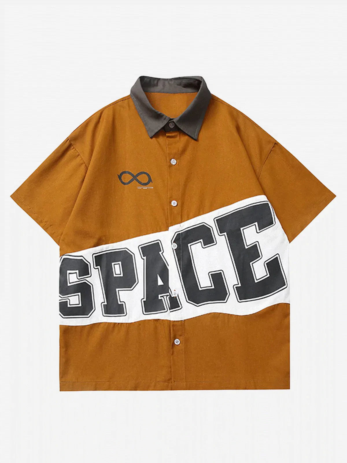 Talishko™ – Patchwork Design “Space” Short Sleeve Shirt