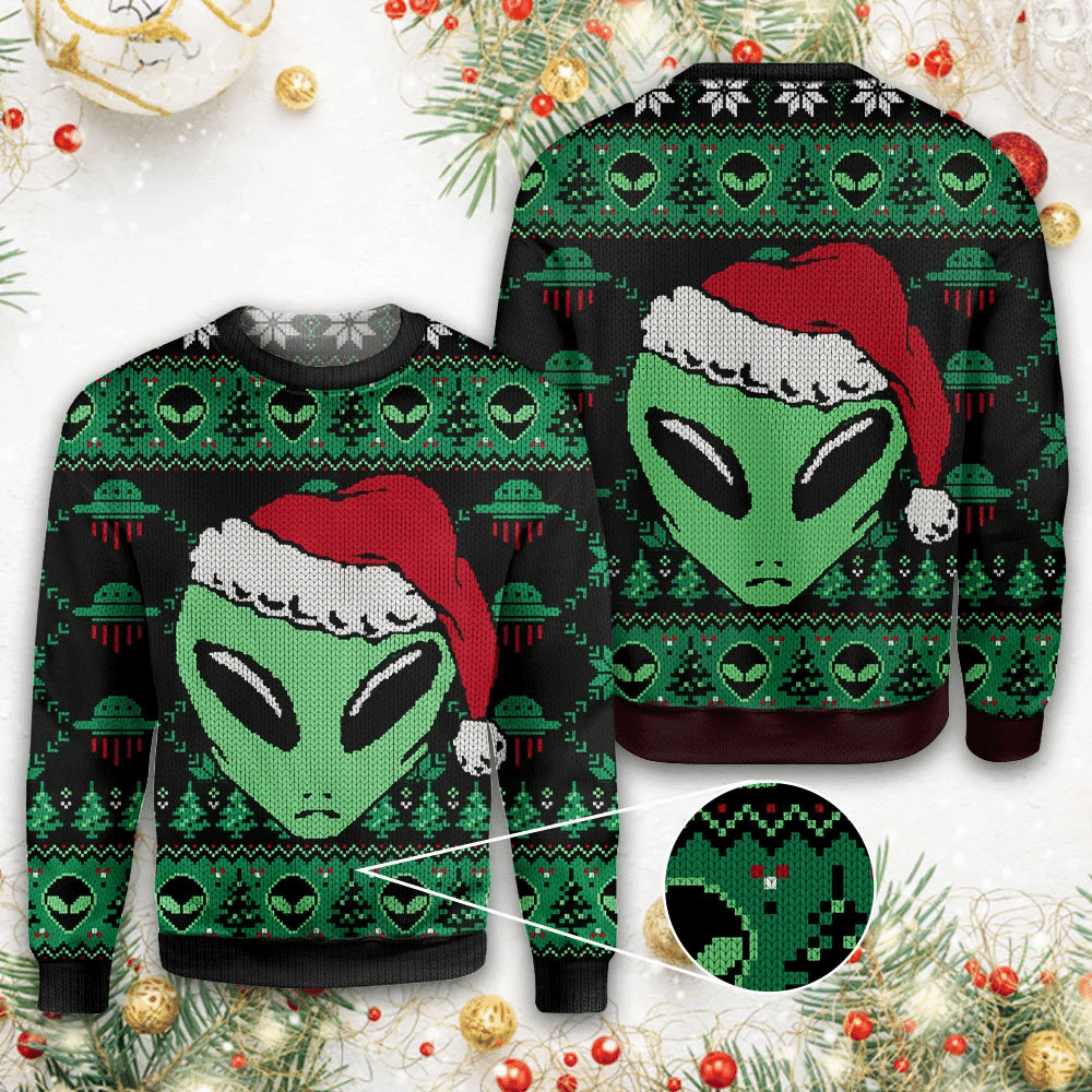 Aliens Ugly Christmas Ugly Christmas Sweater