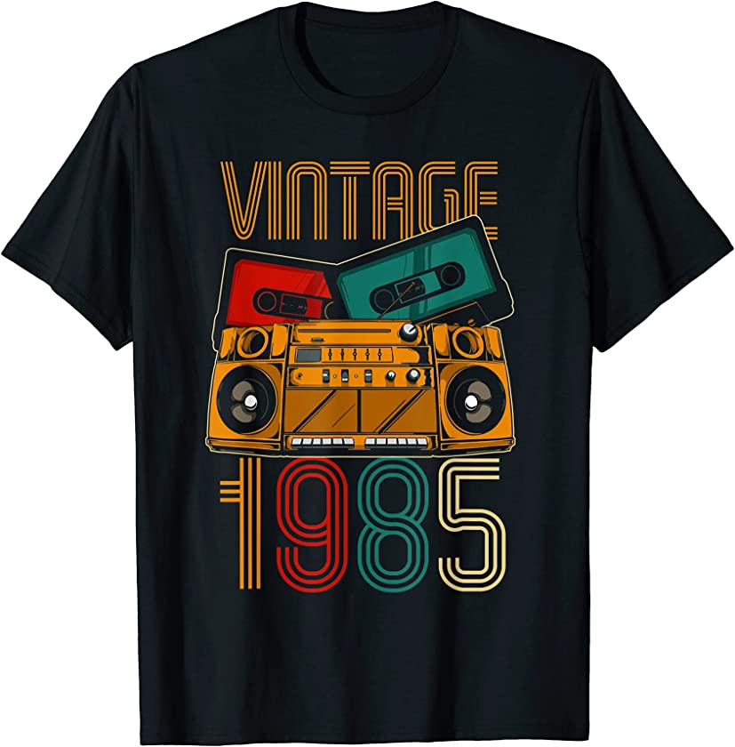 36th Birthday Gifts – Years Old Vintage 1985 T-Shirt