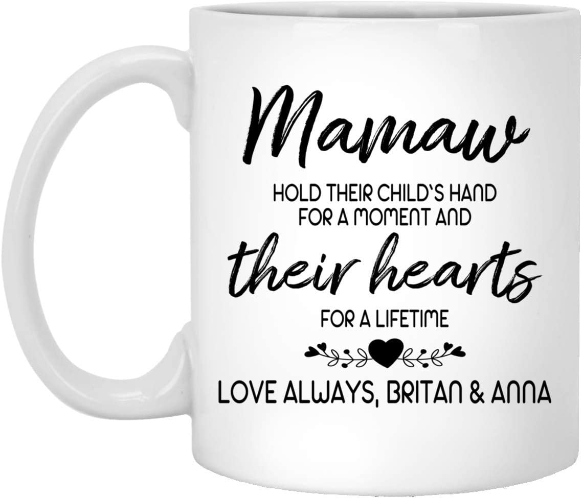 Personalized Mamaw Coffee Mug – Coffee Mug For Mamaw – Coffee Mug For Mothers – Family Coffee Mug – Mother’S Day Gift 15Oz