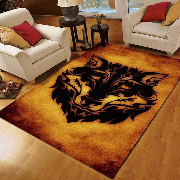 Wolf 32 Area Rug Living Room Rug Home Decor Floor Decor VH3