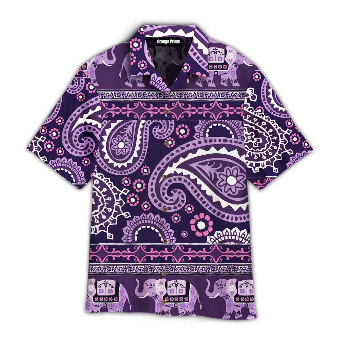 Psychedelic Elephant Hawaiian Shirt