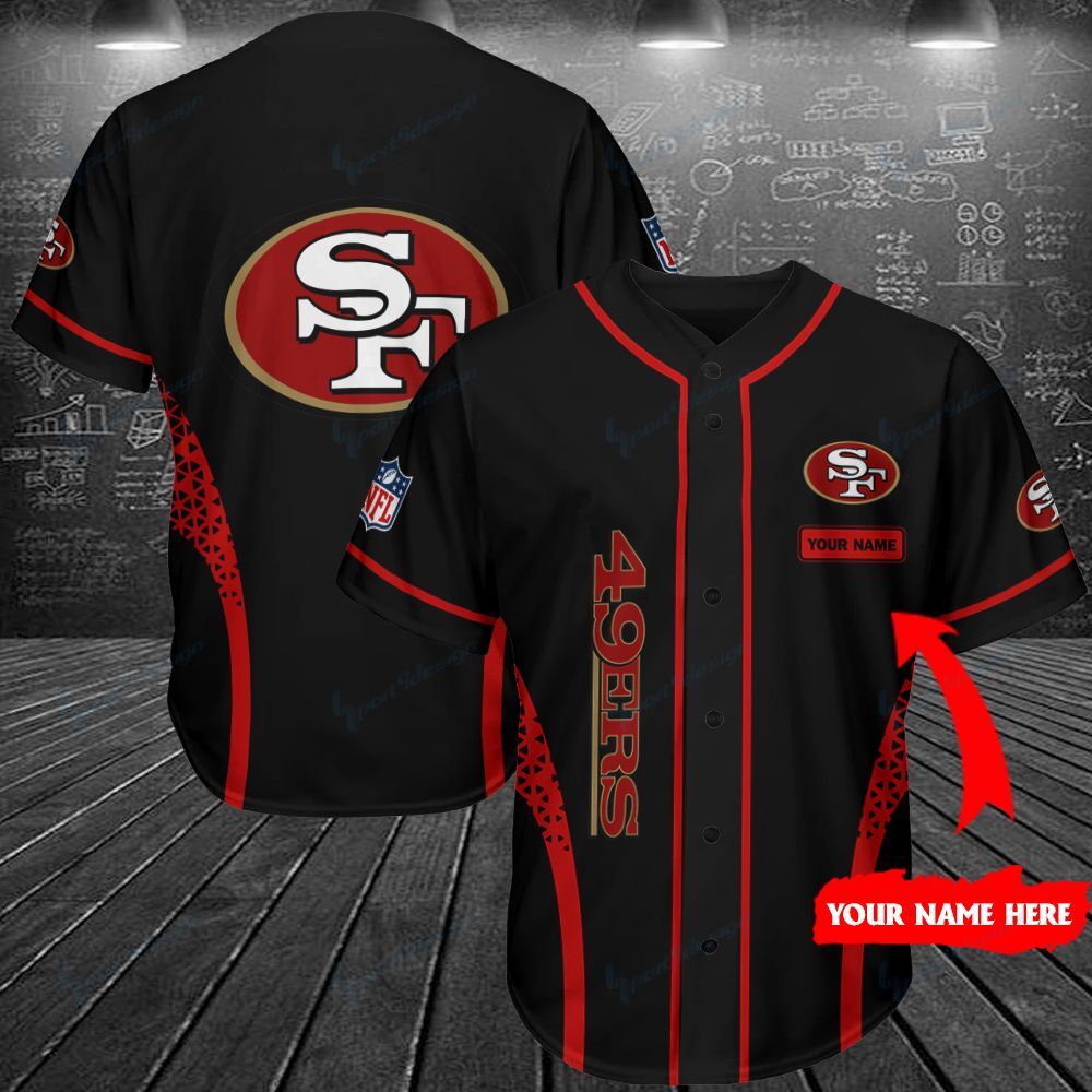 San Francisco 49ers Personalized Baseball Jersey 181 T-Shirt