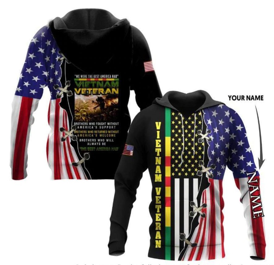 Waybackapparel Vietnam Veteran We Were The Best American Had Personalized 3D All Over Printed