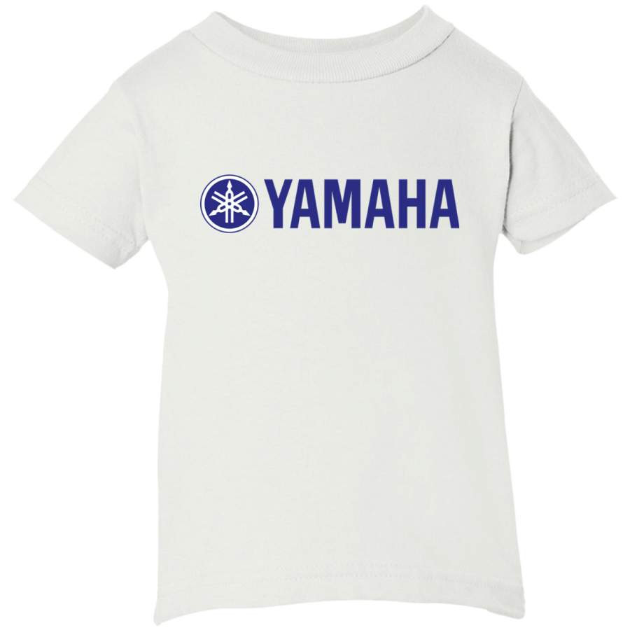 Agr Yamaha Logo Toddler Jersey T-Shirt White