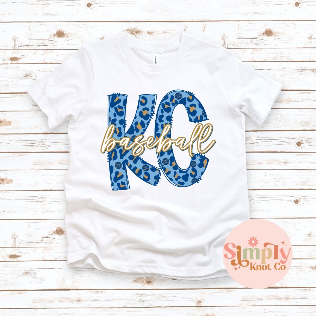 Kids Kansas City Baseball Tshirt, Kansas City Youth Baseball Shirt, Toddler Kansas City Shirt, KC Baseball Tshirt, Kids KC Baseball Crewneck