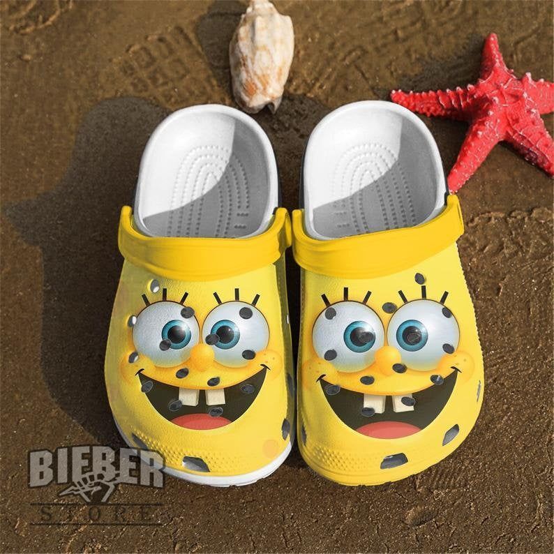 Spongebob 3d Comfortable For Mens And Womens Classic Water Crocss Clog ...