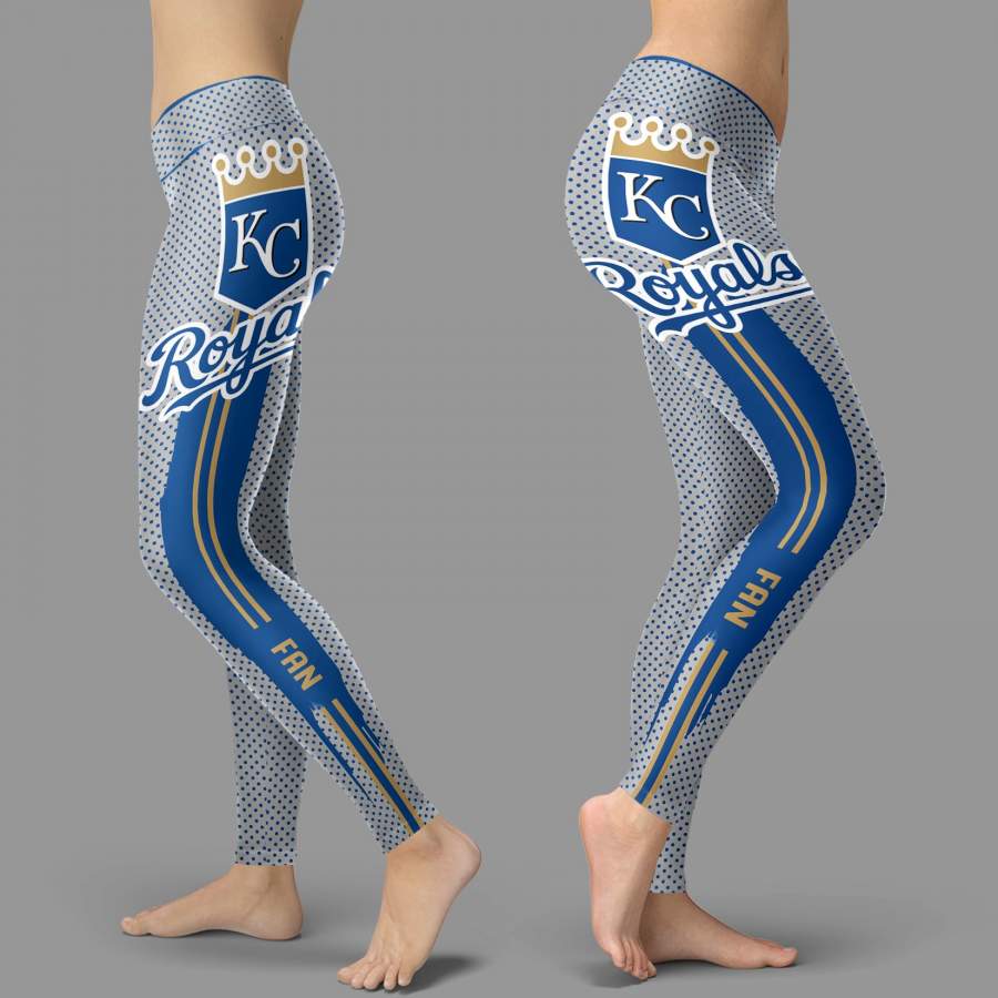 Charming Lovely Little Dots Along Body Kansas City Royals Leggings