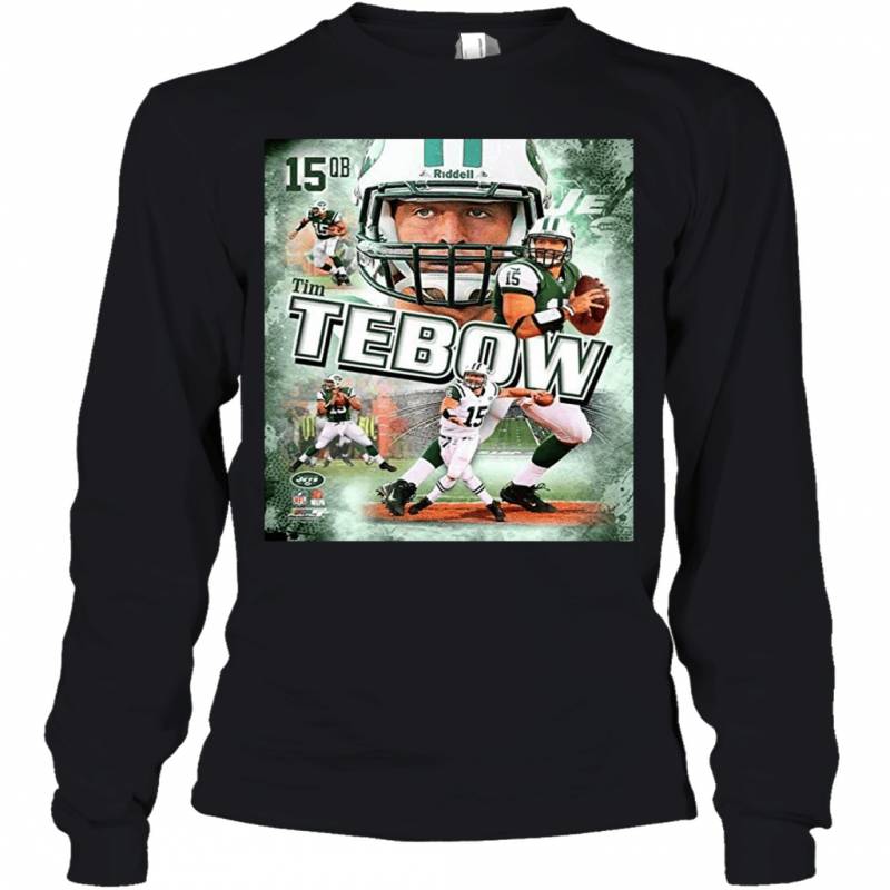 Tim Tebow New York Jets Composite Youth Long Sleeve