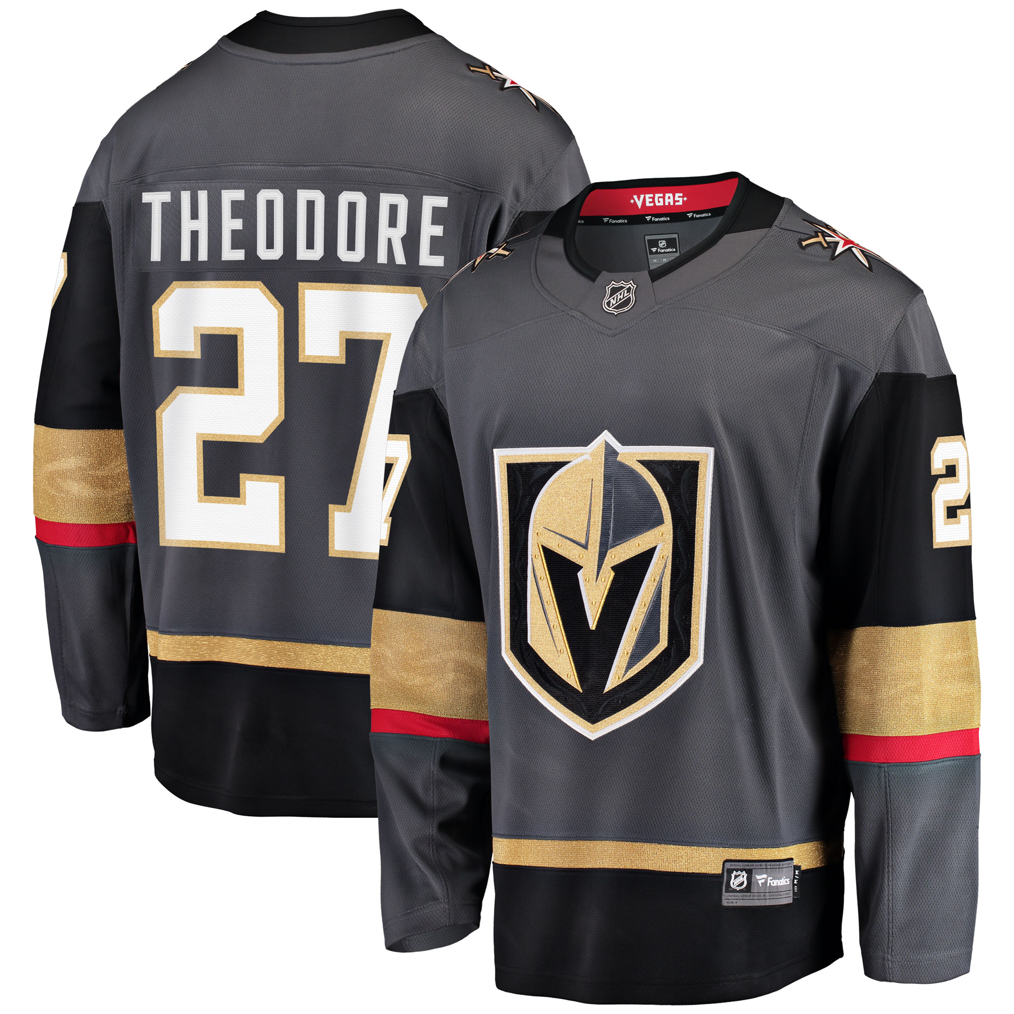 Shea Theodore Vegas Golden Knights Alternate Breakaway Player Jersey – Gray