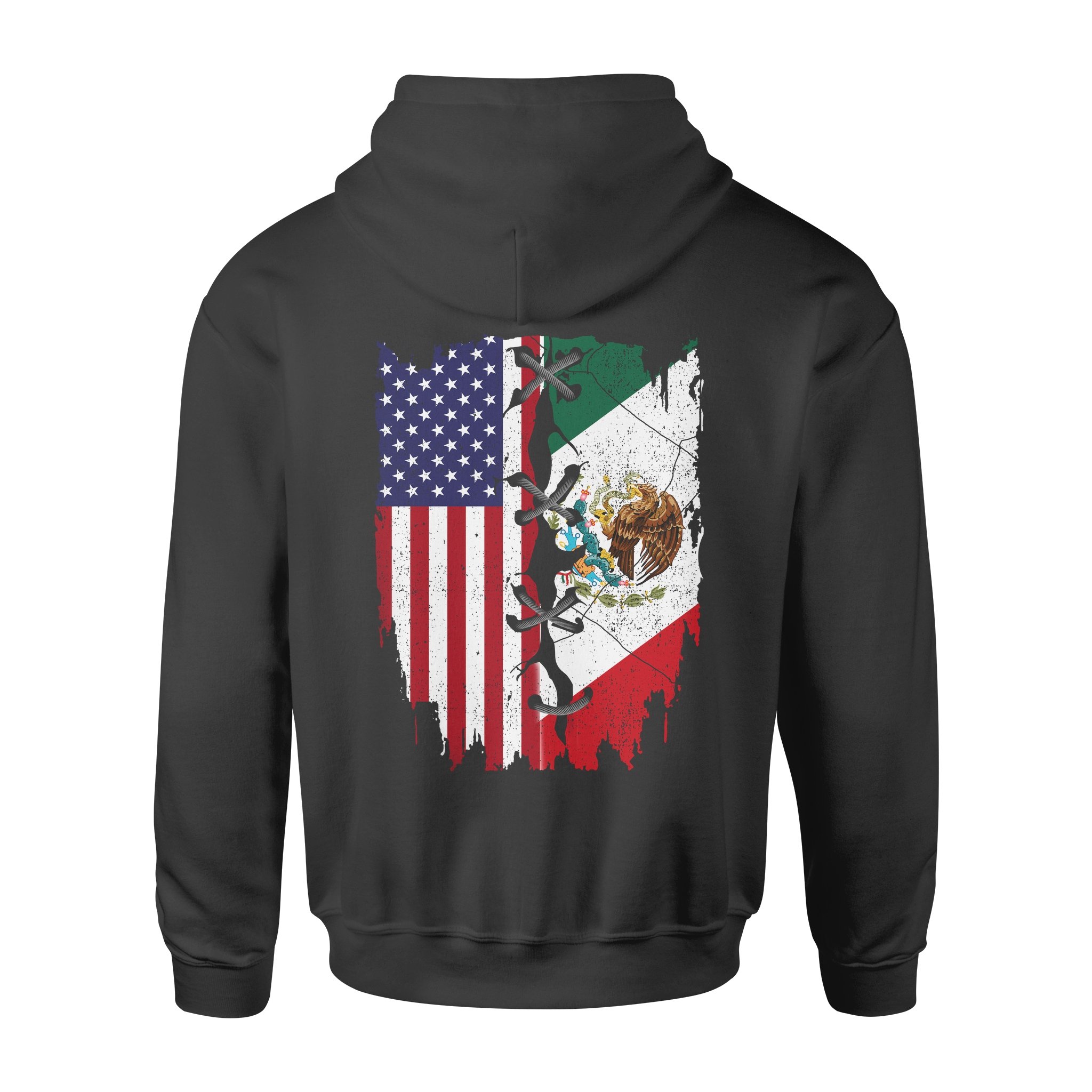 American Mexican Flag Mexico Patriotic – Standard Hoodie