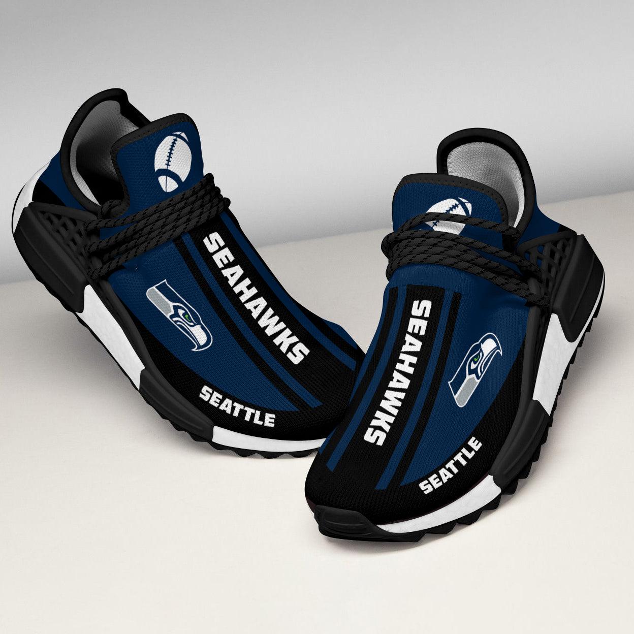 Fashion Seattle Seahawks Human Race Shoes