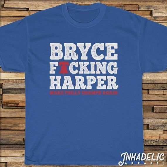 Bryce F Ucking Harper Shirt For Fans Of Philadelphia Phillies Baseball 3 Philly Liberty Bell Retro Vintage Style Shirttshirt Shirt