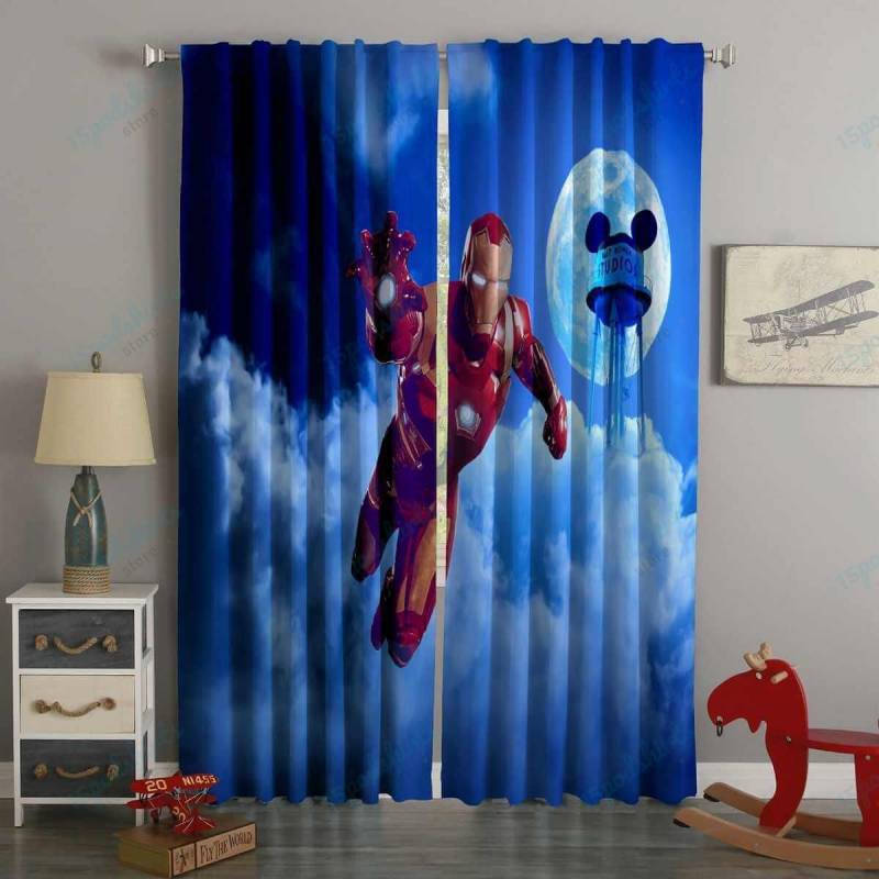 3D Printed Iron Man Style Custom Living Room Curtains