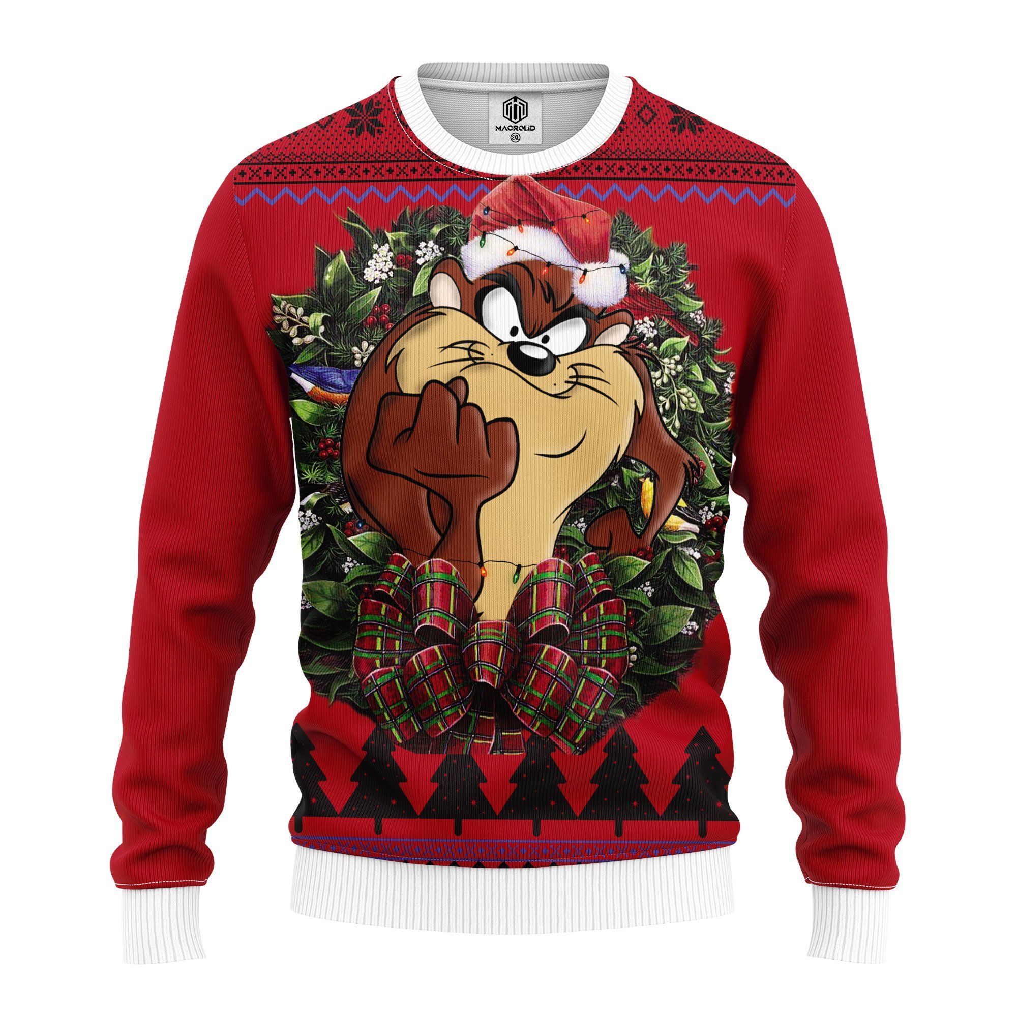 Taz Of Looney Tunes Noel Mc Ugly Christmas Sweater – thanksgiving gift