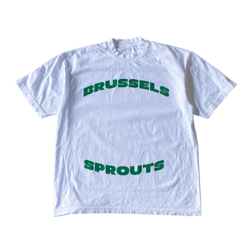 Brussels Sprouts Text Tee Shirt Outfit