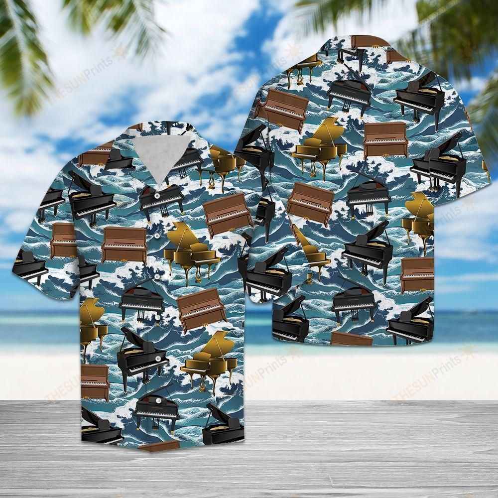 Piano For Summer Hawaiian Shirt Ha54518