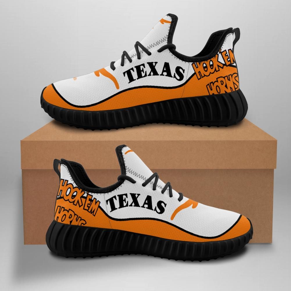 Texas Longhorns Unisex Sneakers New Sneakers Custom Shoes Football Yeezy Boost – Yeezy Shoes