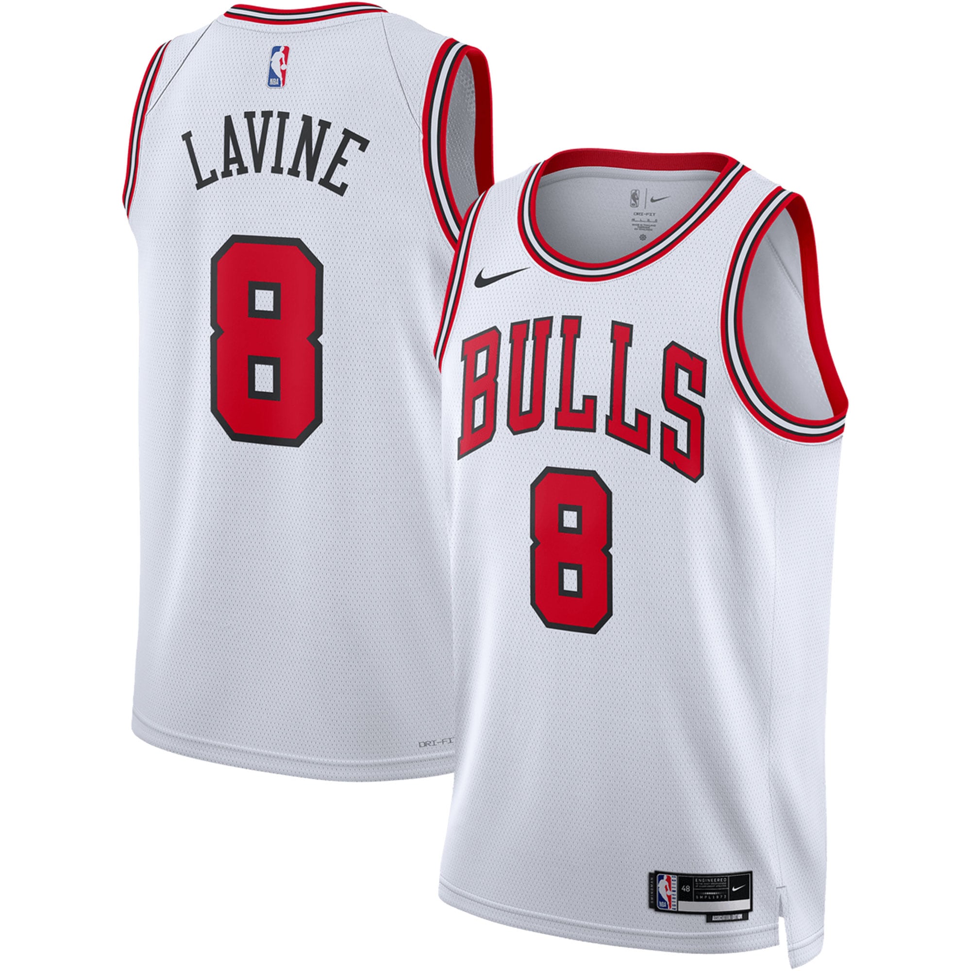 Zach LaVine Chicago Bulls Unisex Swingman Jersey – Association Edition – White