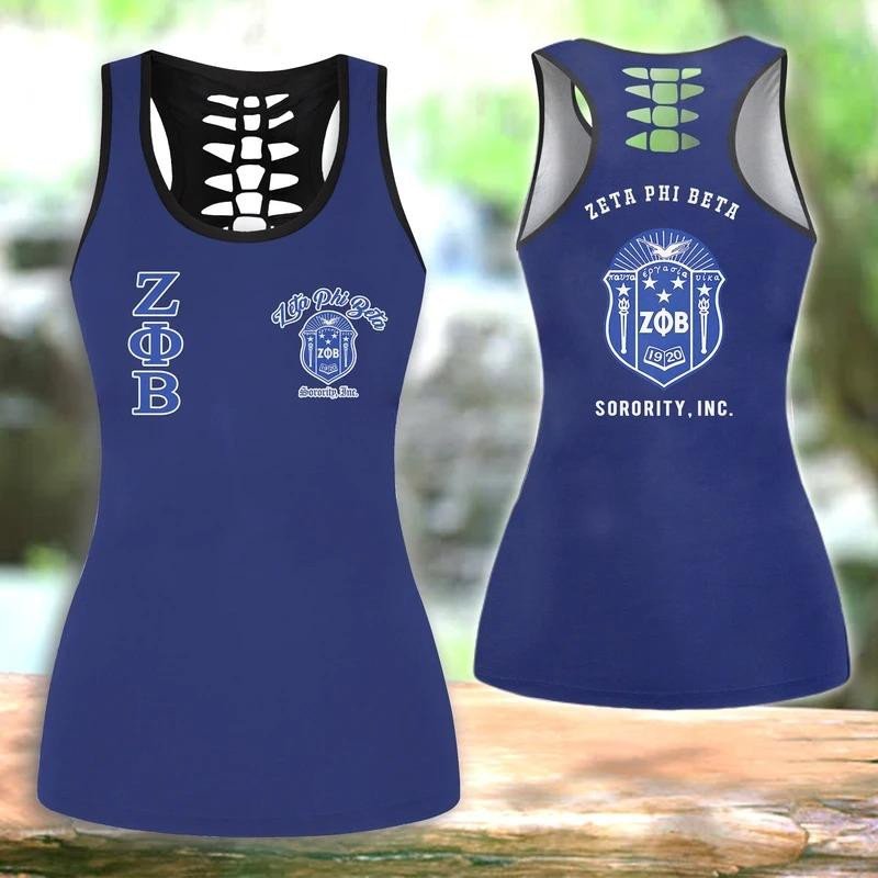 Sorority Tank Top – Z-Phi-B Zeta Phi Beta Sorority Inc Hollow Tank Top