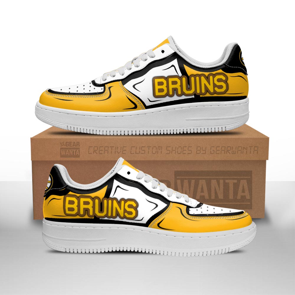 Boston Bruins Air Sneakers Custom Naf Shoes For Fan