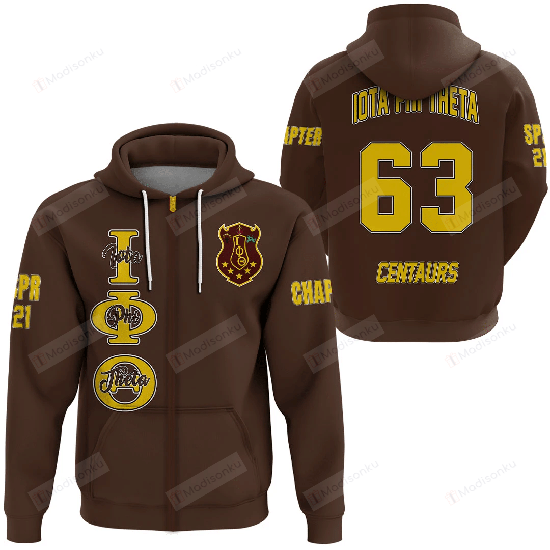 Iota Phi Theta 3D All Over Print Hoodie, Zip-Up Hoodie