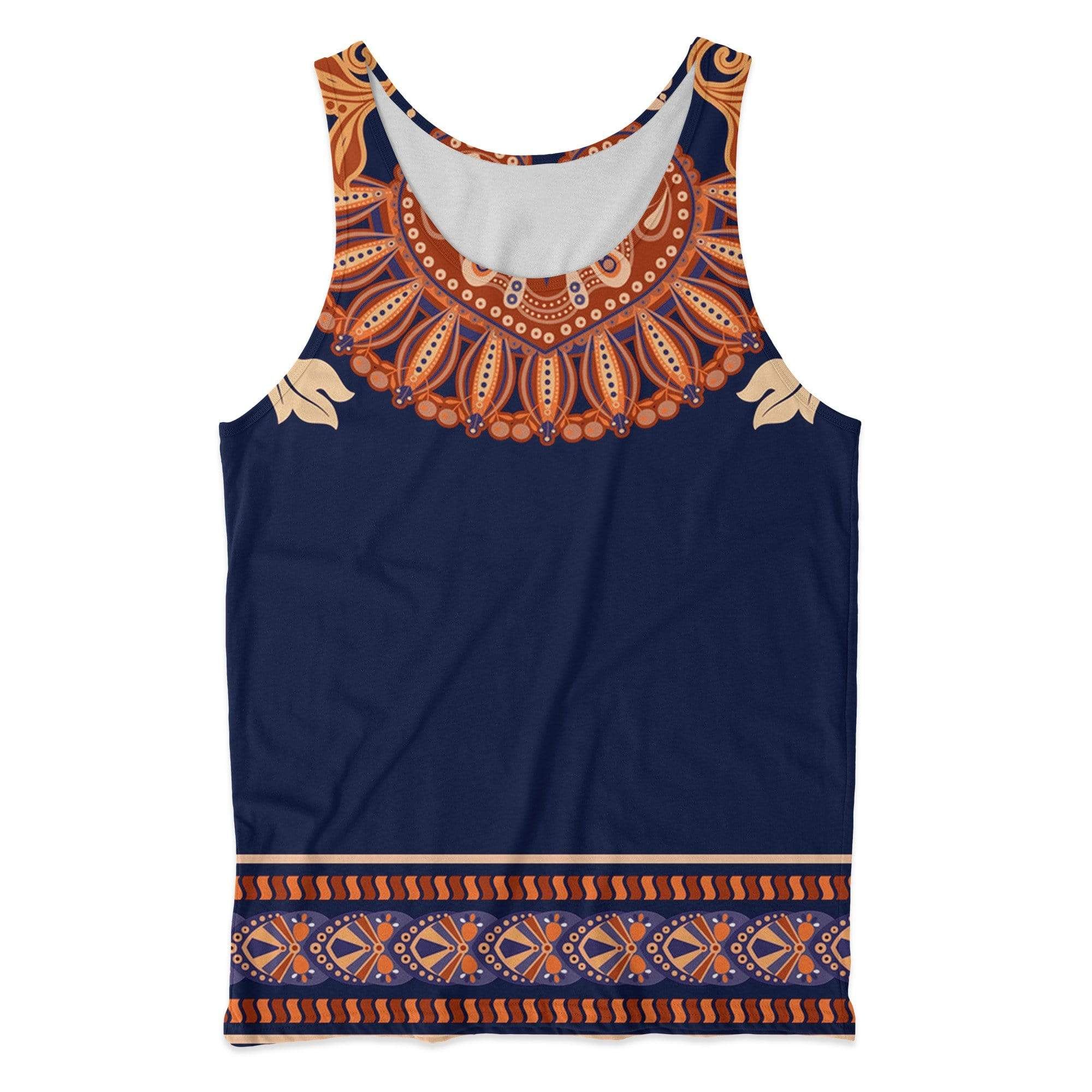 Forbescloth Tank Top – Floral Dashiki J7