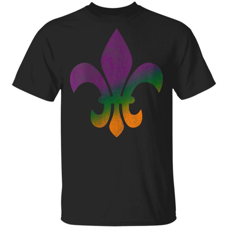 Womens Vintage Fleur-de-lis Mardi Gras T Shirt Costume Mask T-Shirt Fat Tuesday Tshirt Carnival Festival Tee Friends Shirts