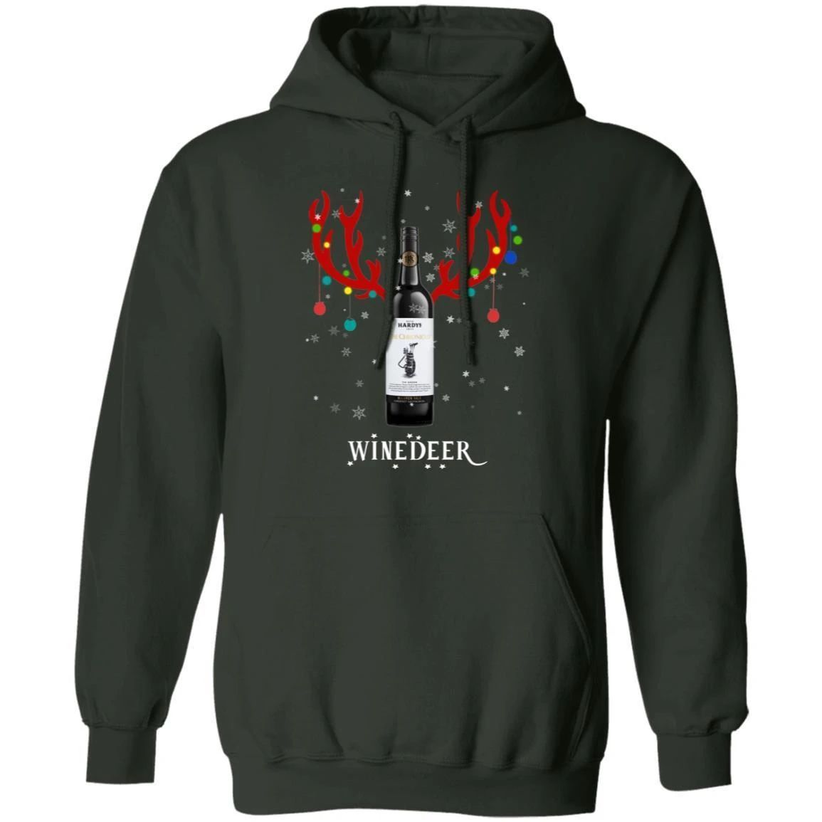 Winedeer Reindeer Hardys Wine Hoodie Christmas Wine Hoodie Cool Xmas Gift