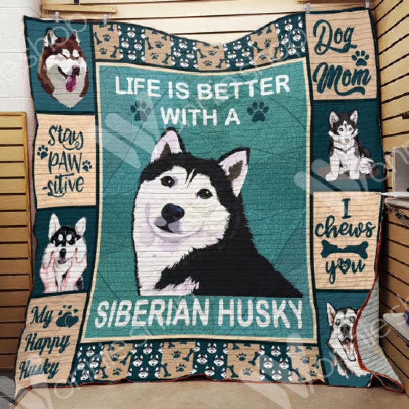 Siberian Husky Dog Blanket OCT1502 76O49