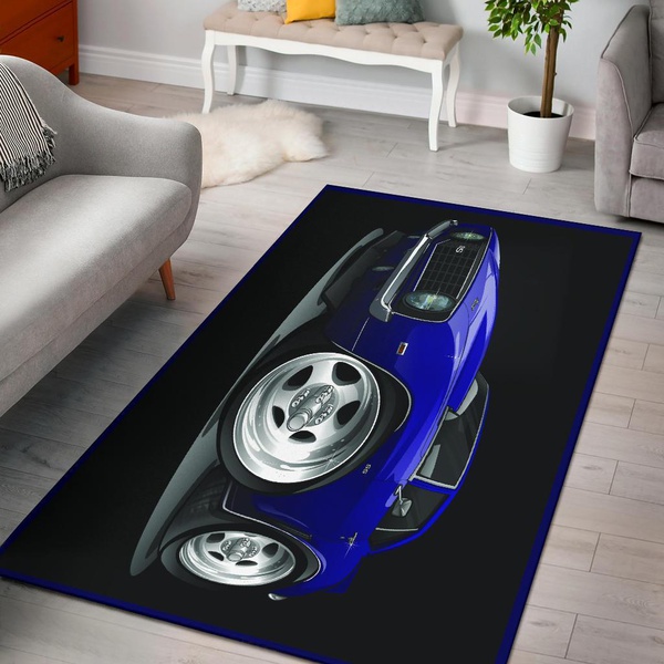 Generation Chevrolet Camaro Purple Black Area Rug