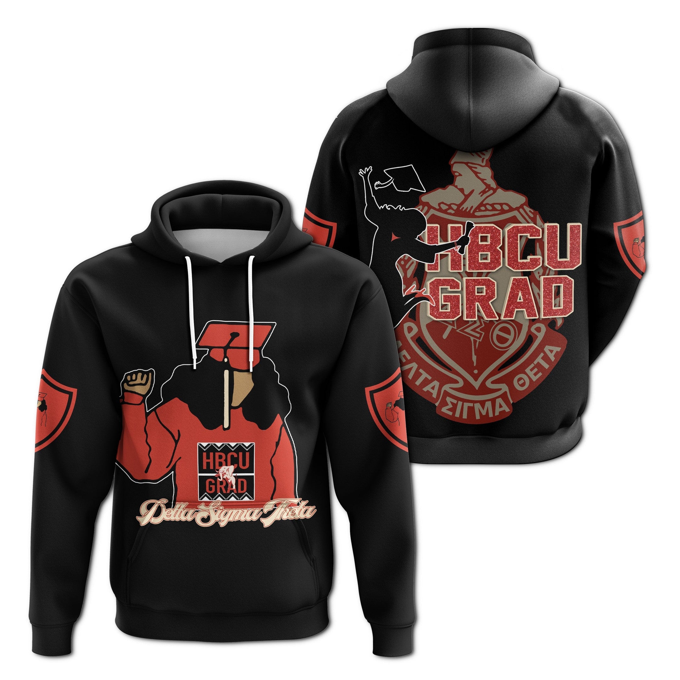 Sorority Hoodie – Delta Sigma Theta Hbcu Style Pullover Hoodie